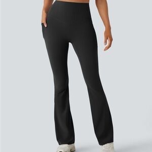 Halara Black Stretch Flare Bottoms